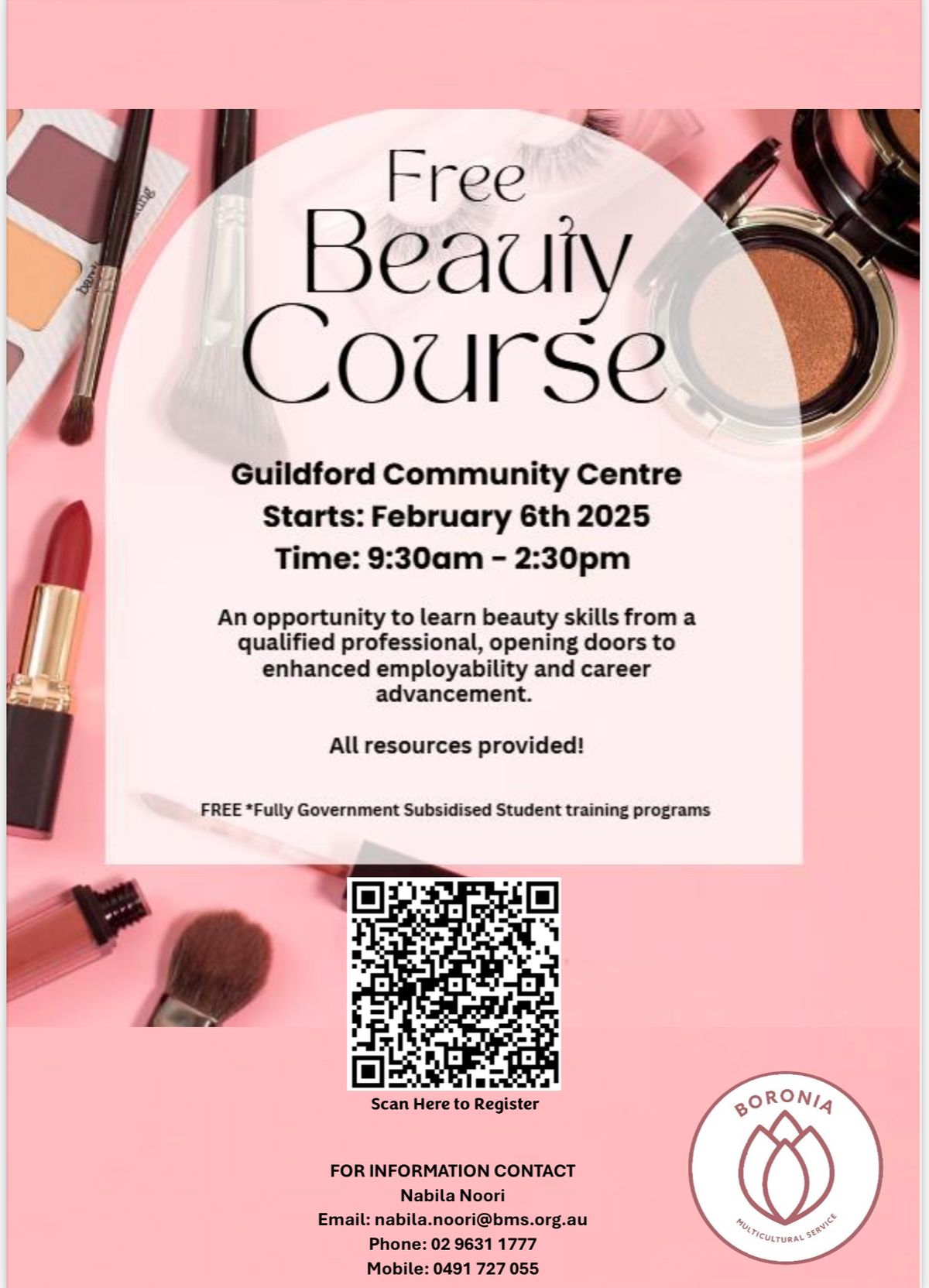 Free Beauty Course