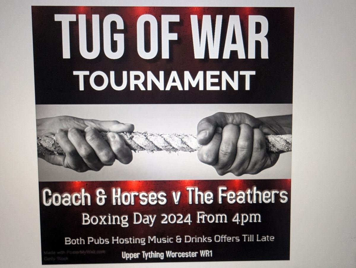 Boxing Day Coach & Horses Worcester V The Feathers Sport & Music Lounge Tug of War