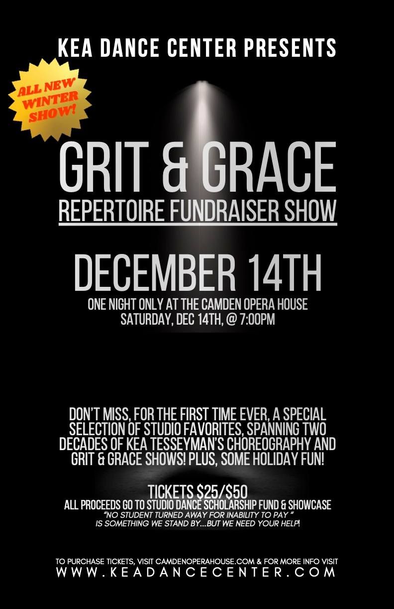 Grit & Grace: Repertoire Fundraiser Show