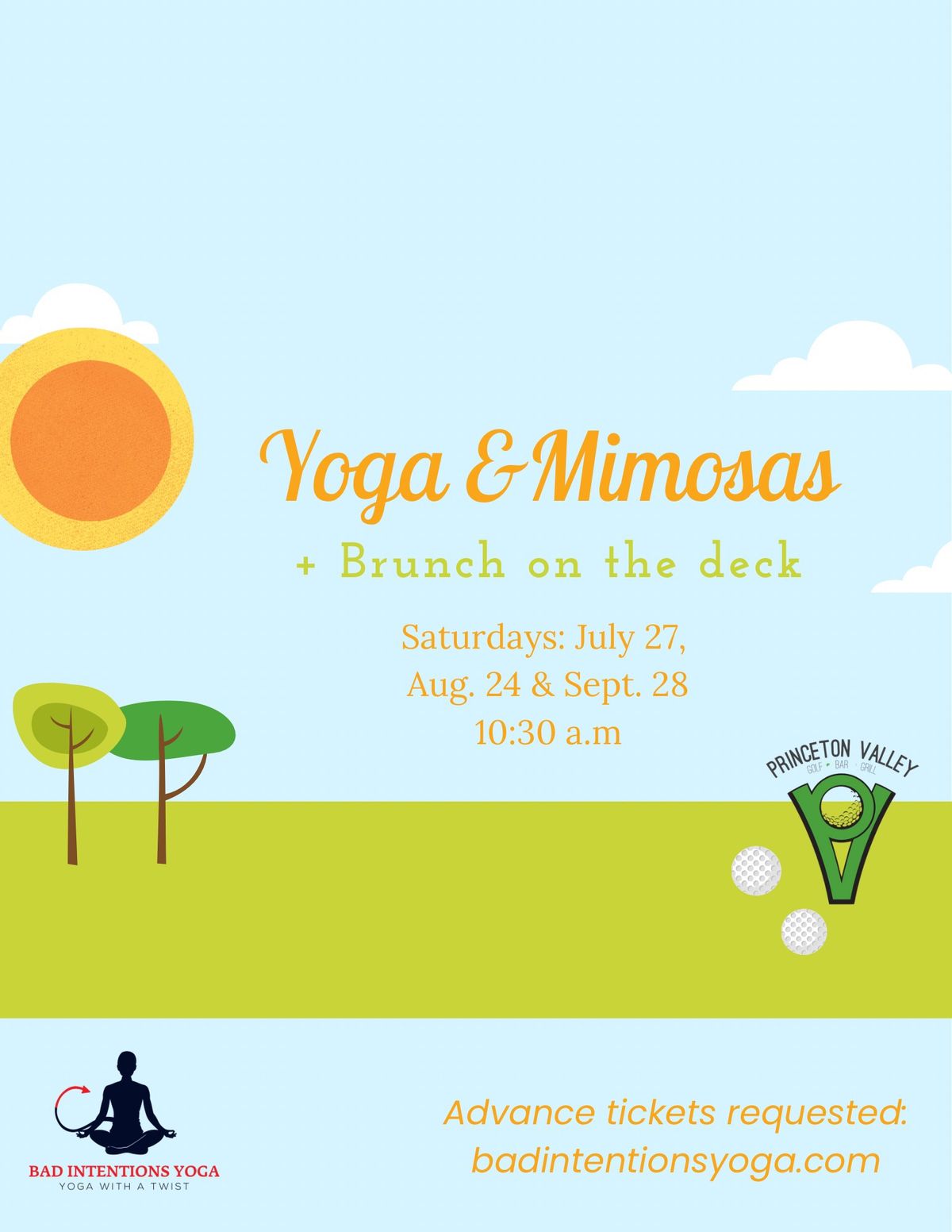 August Yoga & Mimosa Brunch