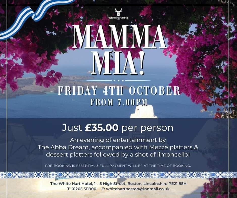 SOLD OUT! Mamma Mia Night! The ABBA Dream LIVE