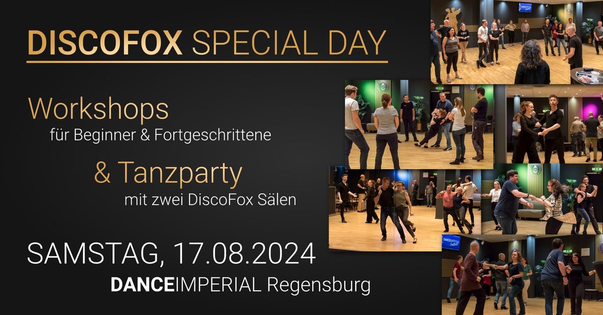 3. DiscoFox Special Day Regensburg | 4 Workshops + Tanzparty in zwei S\u00e4len