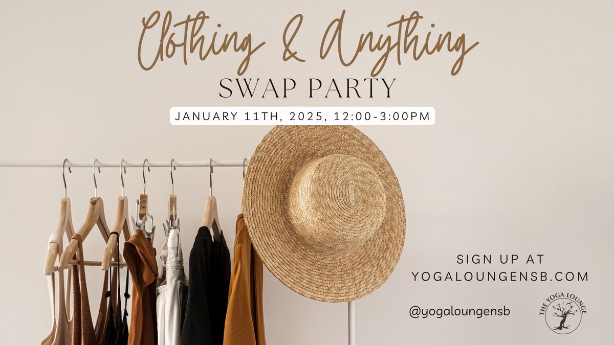 Clothing & Anything Swap Party