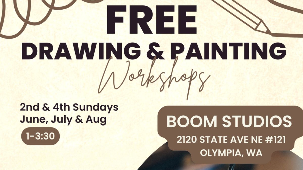 Free Summer Drawing & Painting Workshops