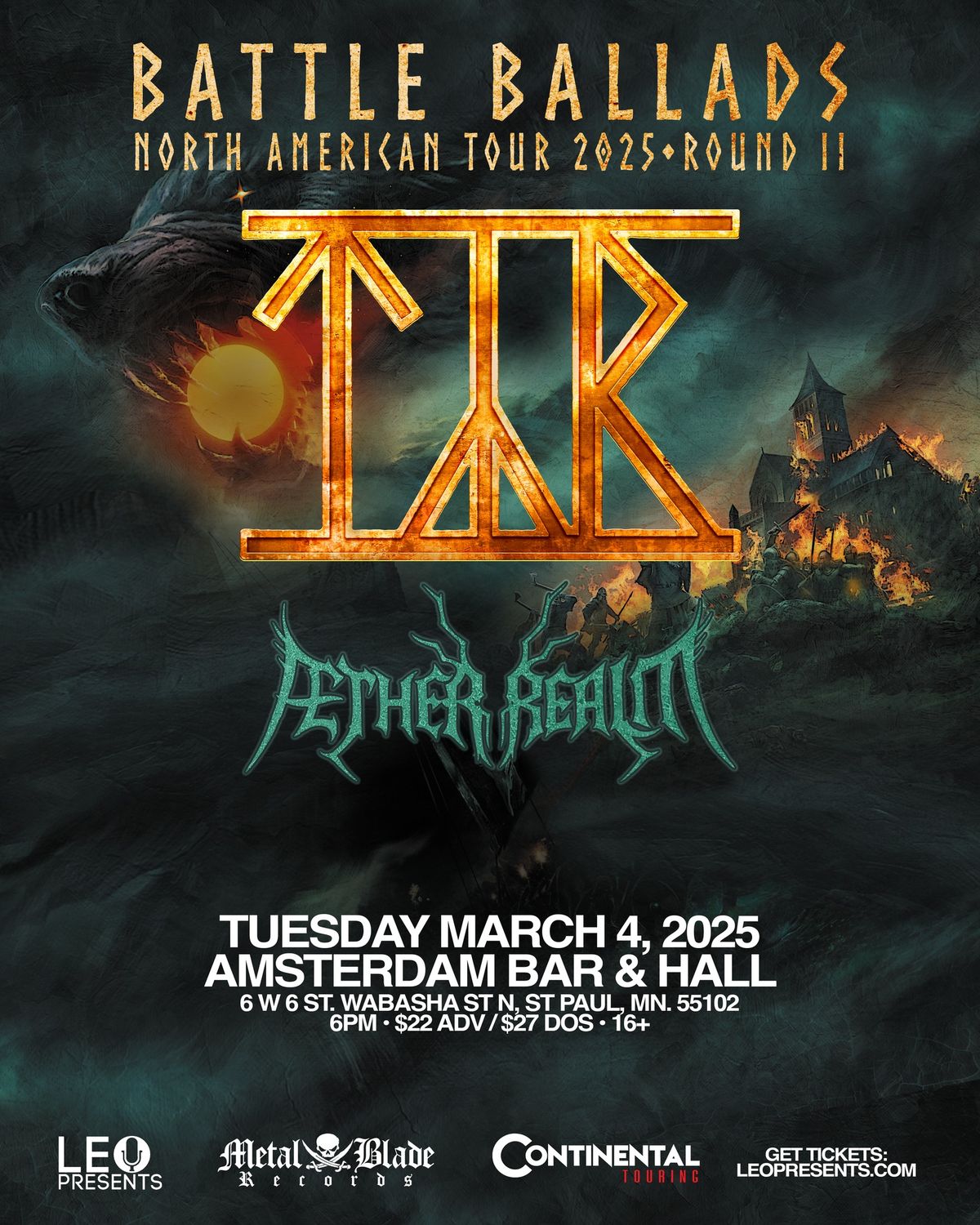 TYR w\/ AETHER REALM in Saint Paul