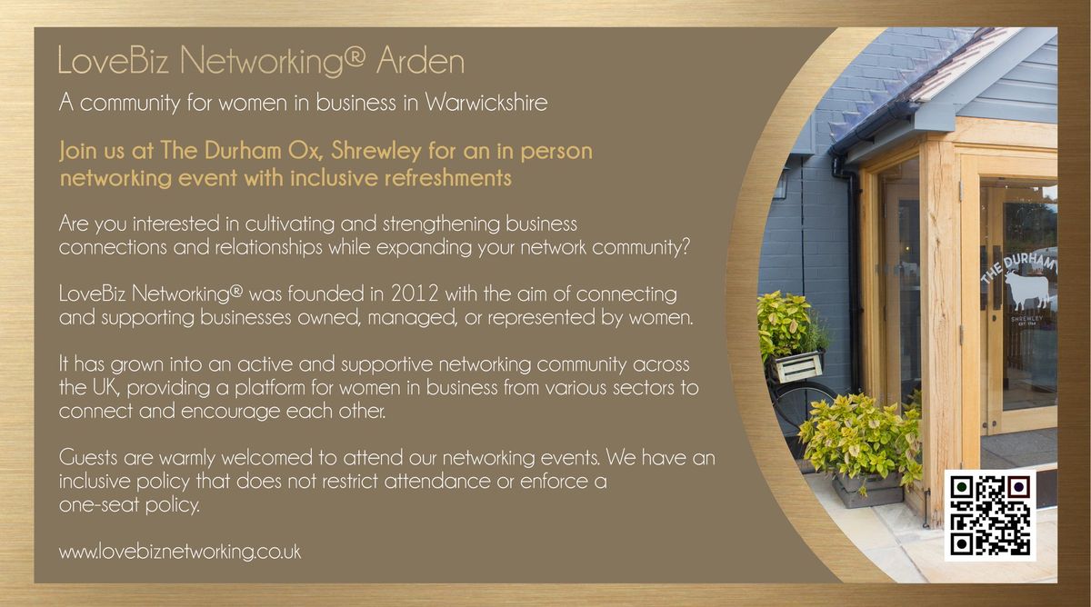 LoveBiz Networking Arden Community Coffee Catch Up Event