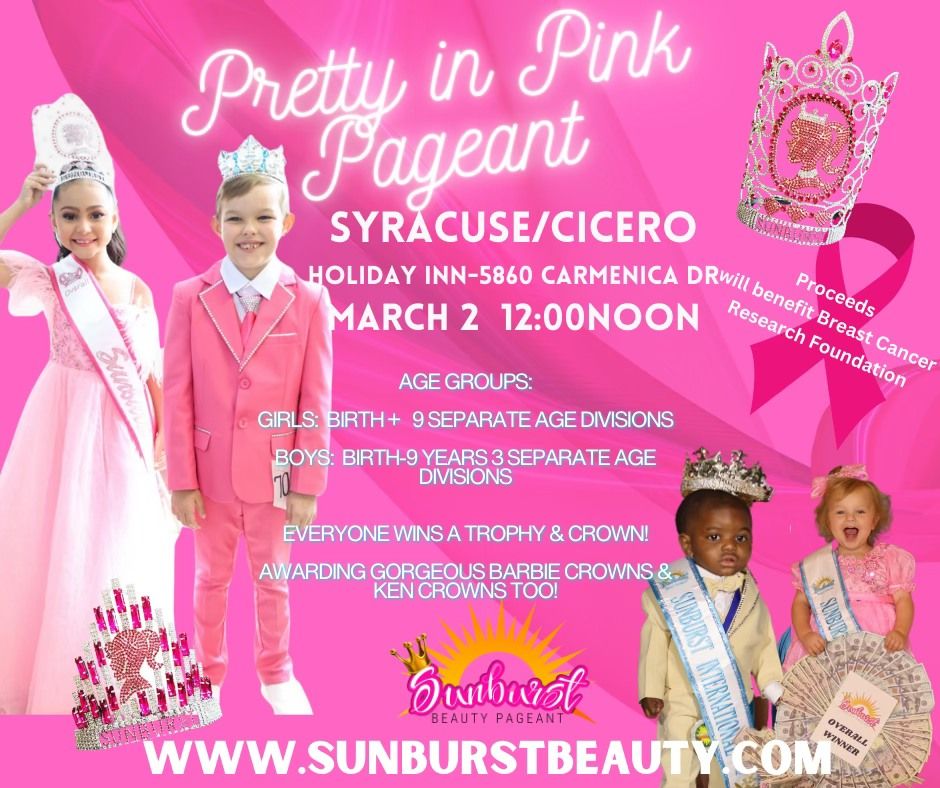 Syracuse, NY Pretty in Pink Pageant 