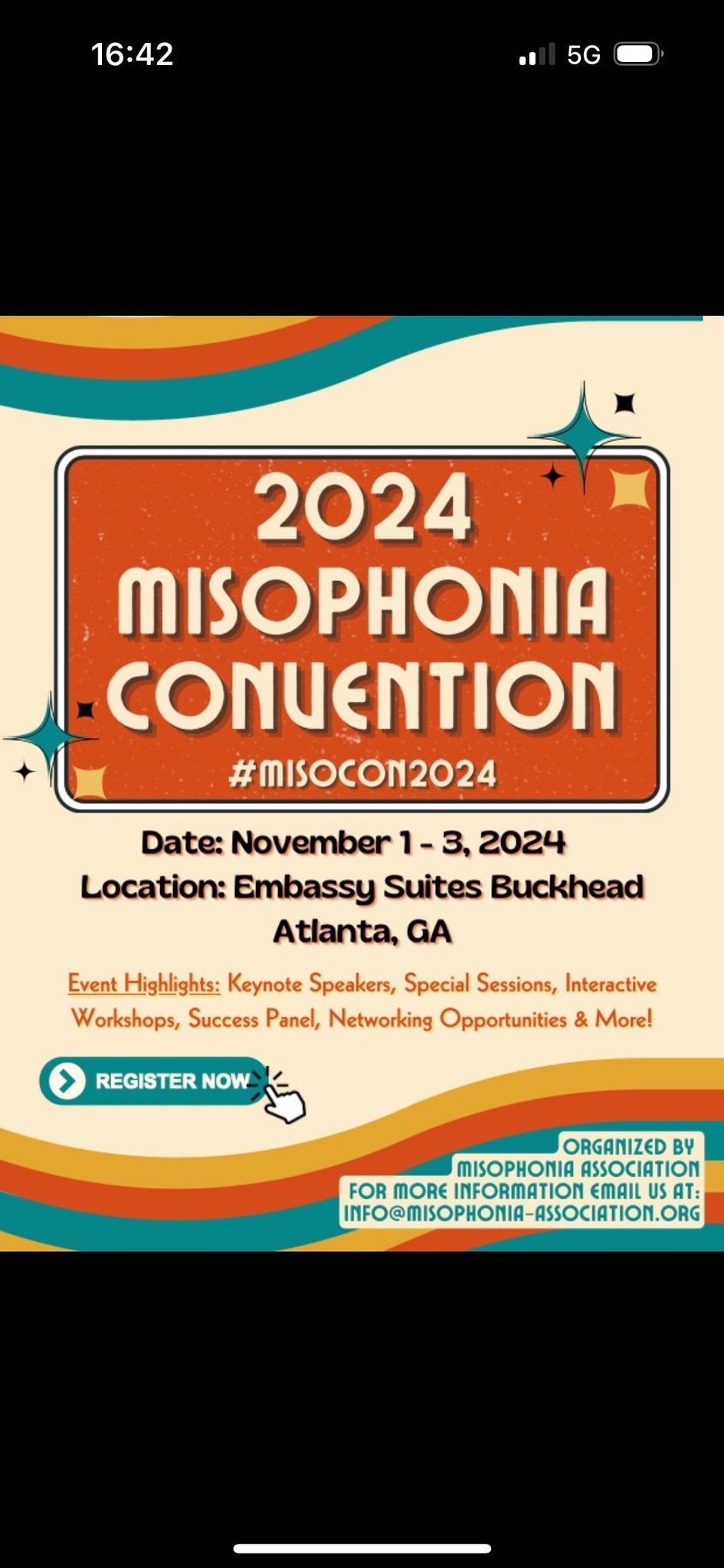 11th Annual Misophonia Association Convention 