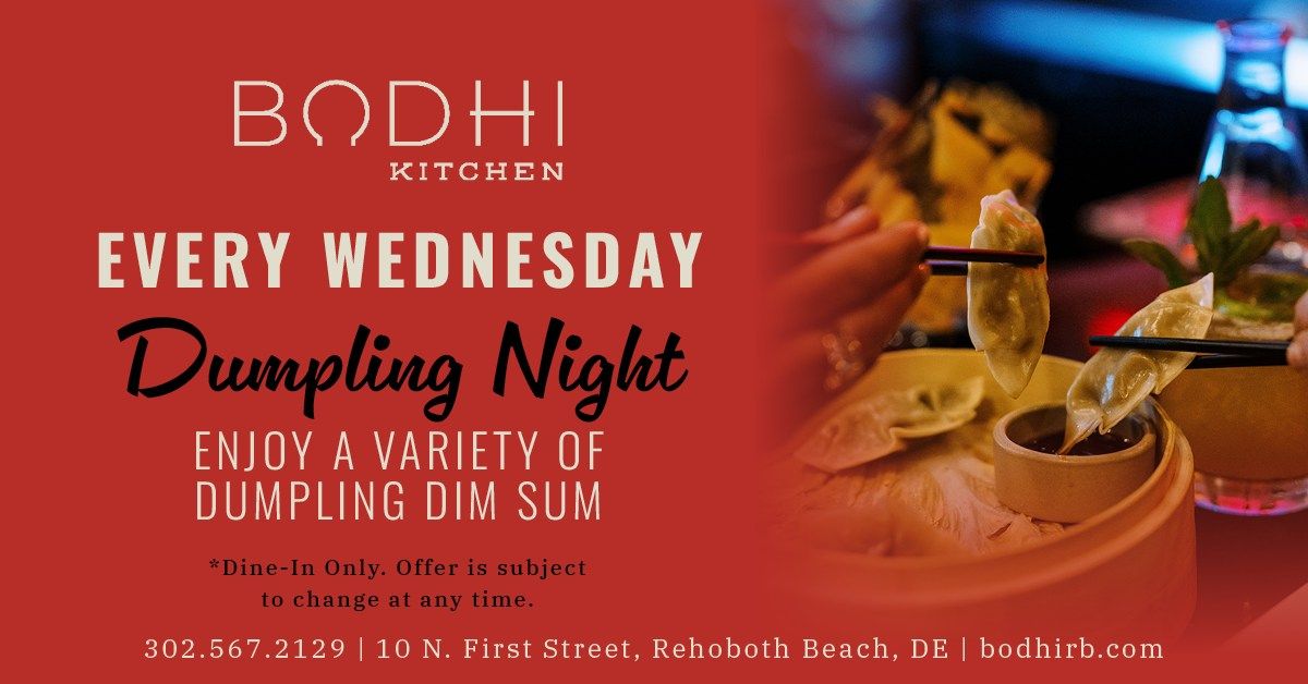 Dumpling Night on Wednesdays at Bodhi Kitchen 