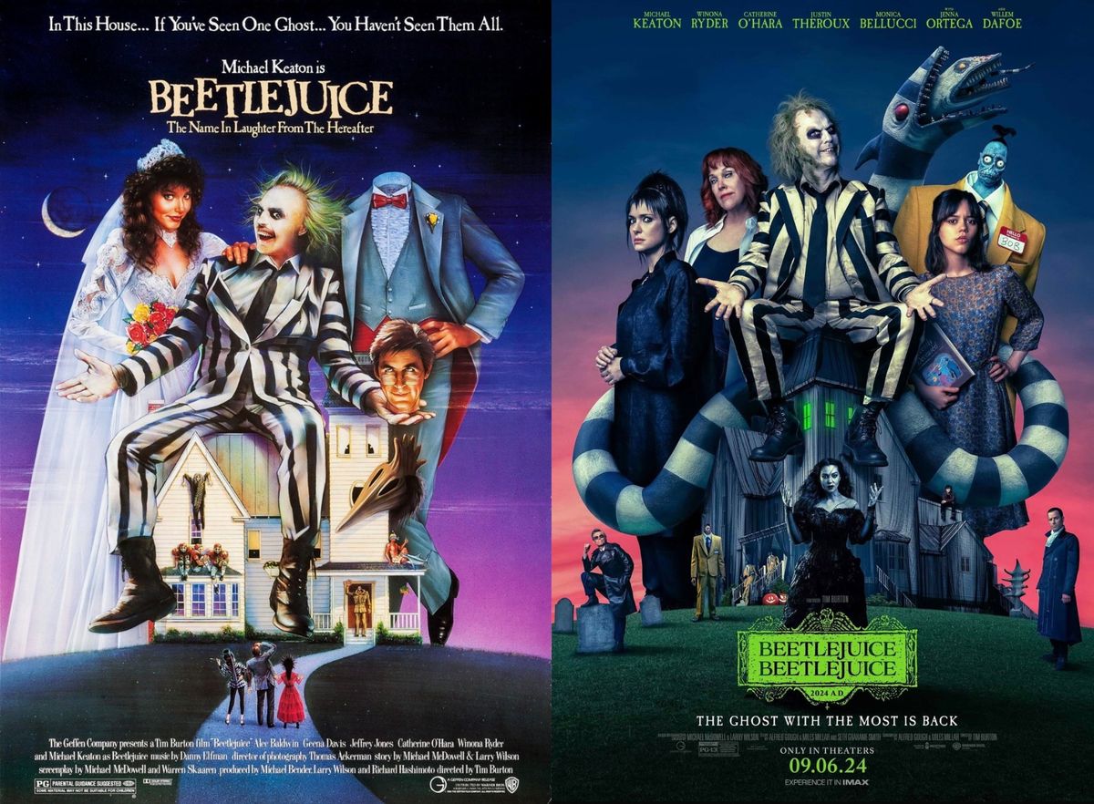 Epic Double Feature: Beetlejuice (1988) (PG) & Beetlejuice Beetlejuice (2024) (PG-13)