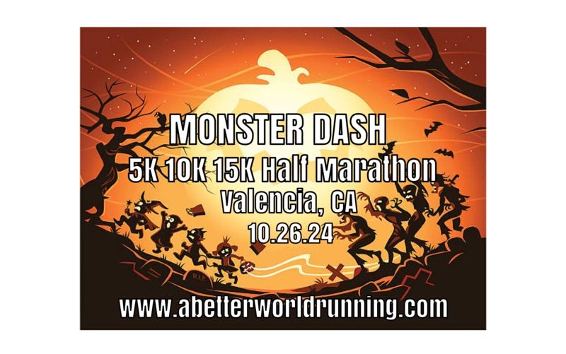 Monster Dash 5k, 10k, 15k, Half Marathon