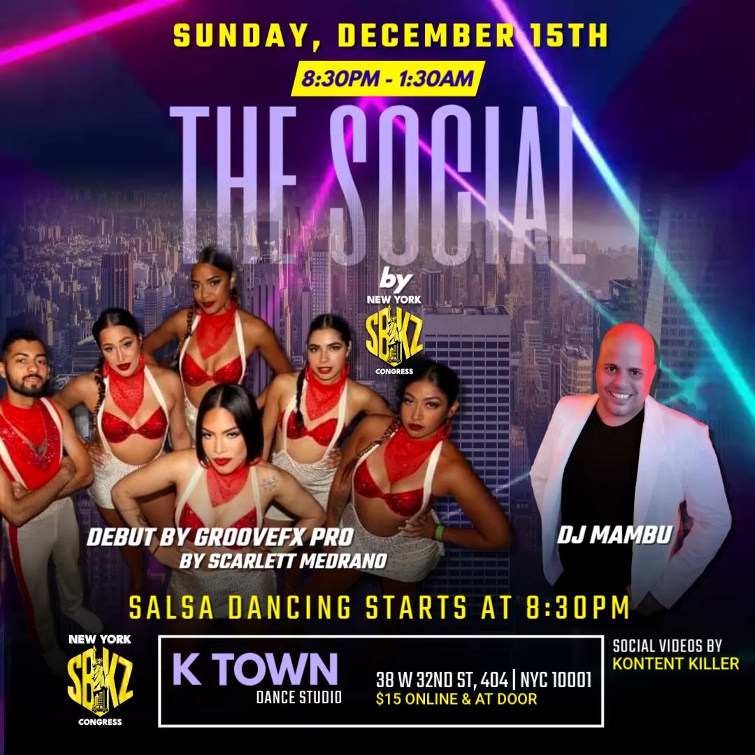 The Social by New York SBKZ Congress at KTown | Sunday, Dec 15th