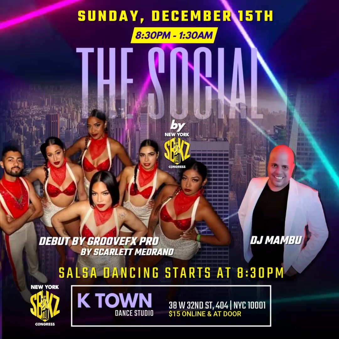 The Social by New York SBKZ Congress at KTown | Sunday, Dec 15th