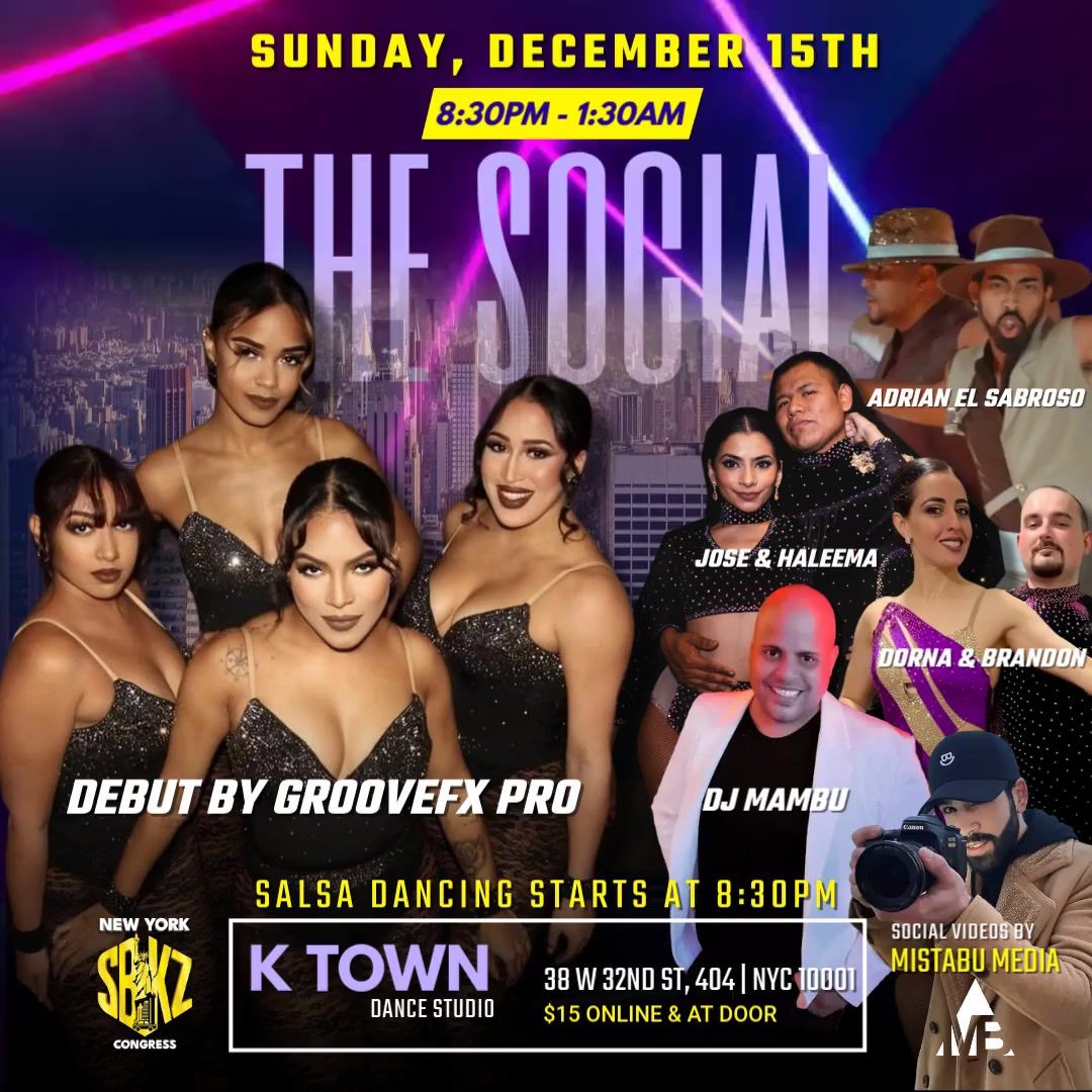 The Social by New York SBKZ Congress at KTown | Sunday, Dec 15th