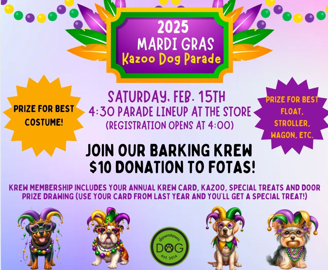 Mardi Gras Kazoo Dog Parade