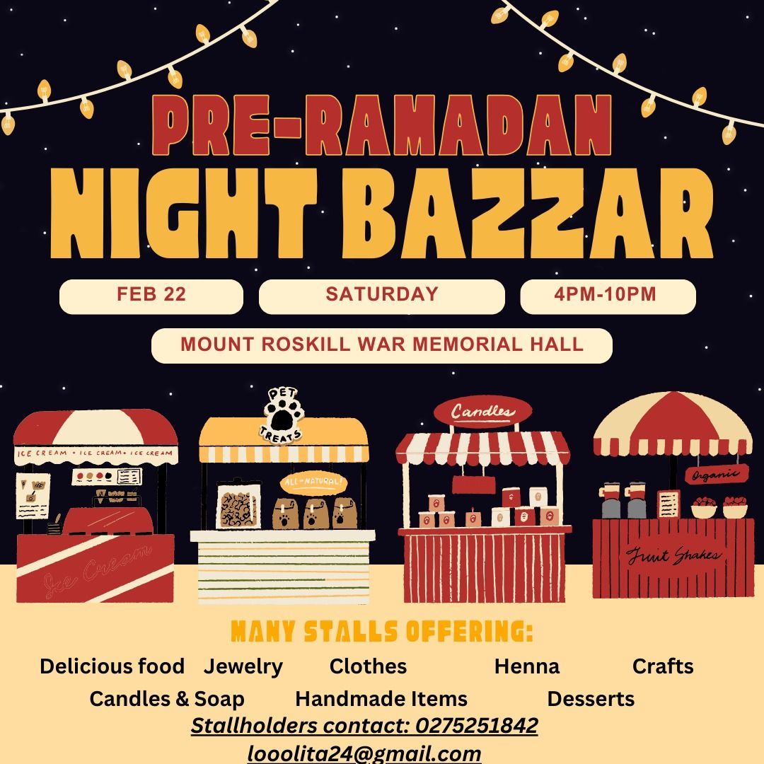 Pre-Ramadan Night Bazzar! \ud83c\udf19 