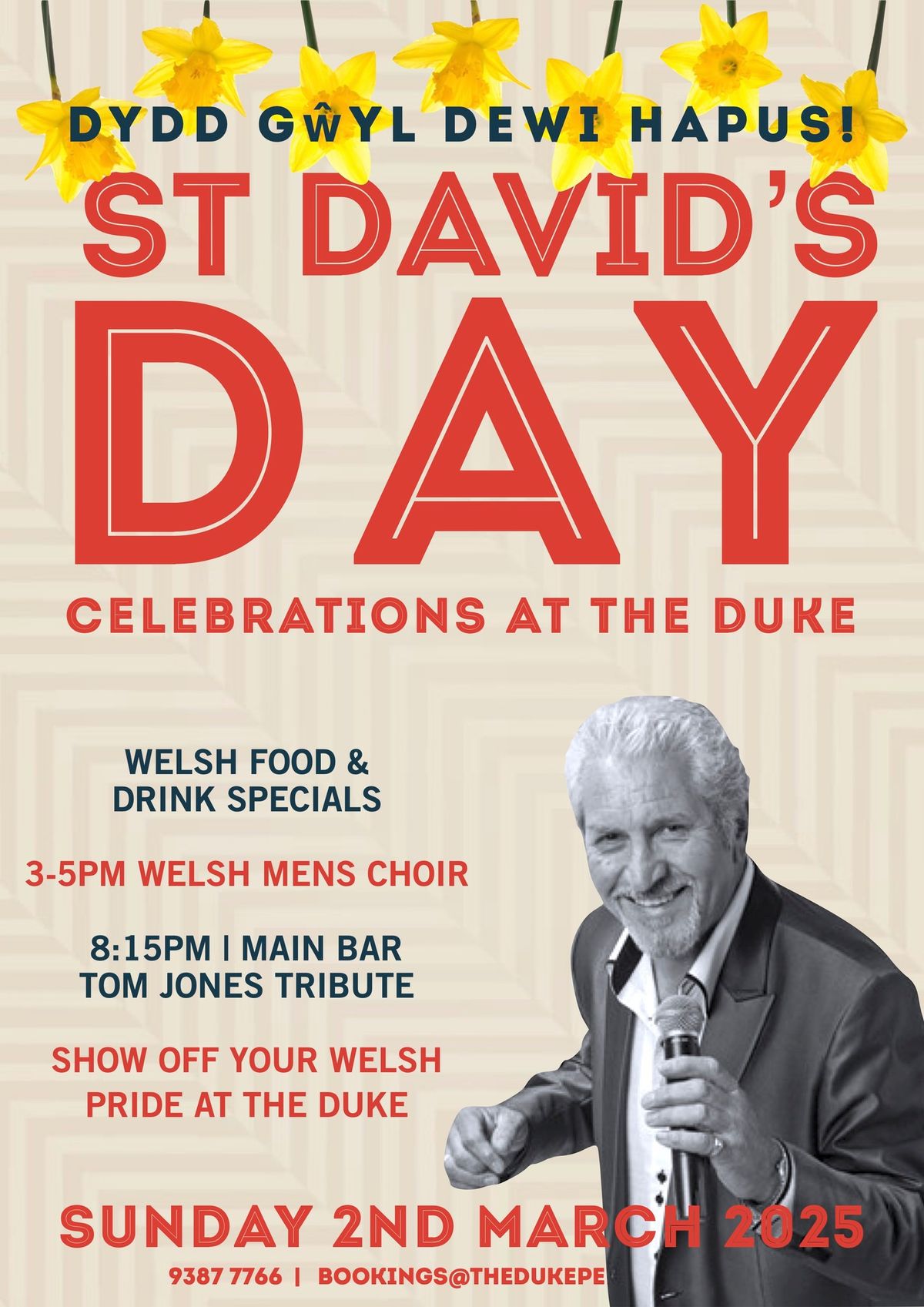 St David's Day Celebrations at The Duke Bar & Bistro