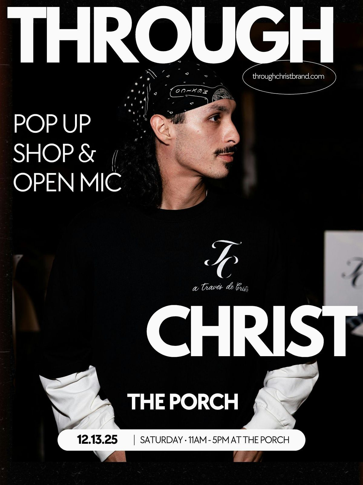 Through Christ Pop up shop and Open Mic!