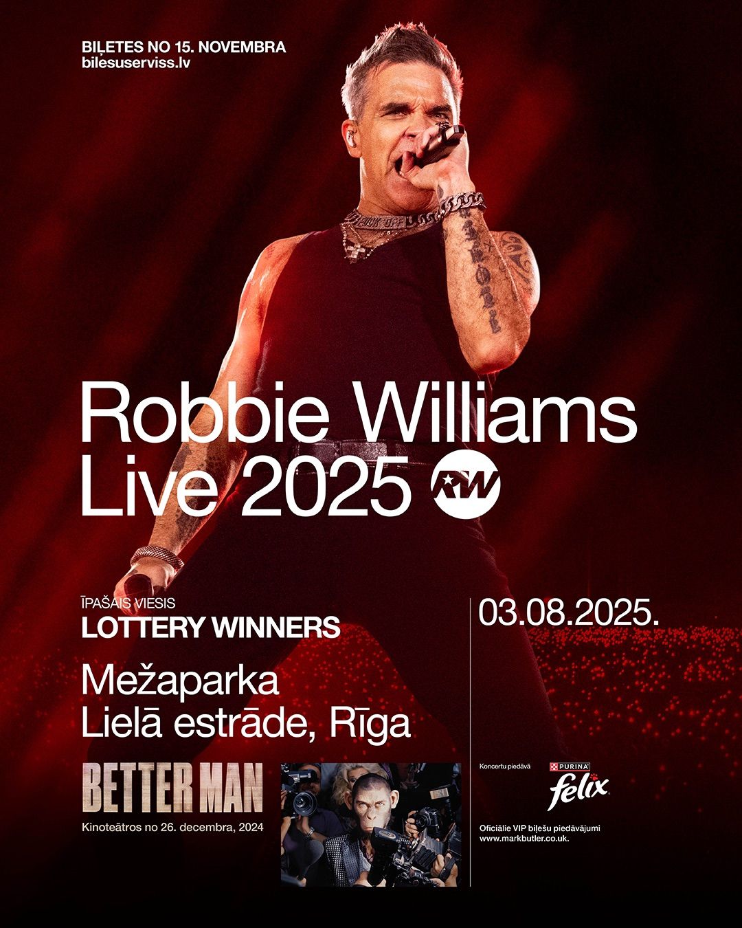 Robbie Williams - Me\u017eaparka Liel\u0101 estr\u0101de