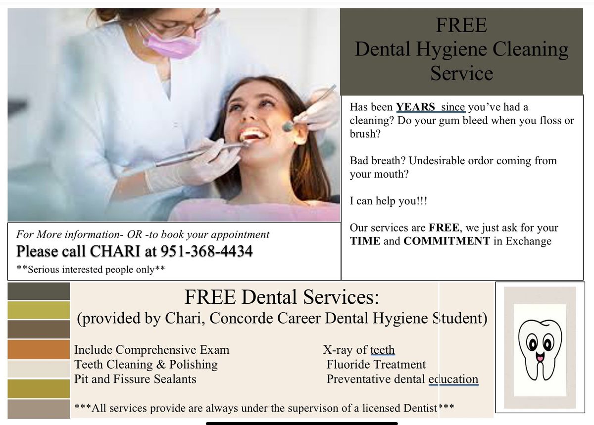 Free Dental service 