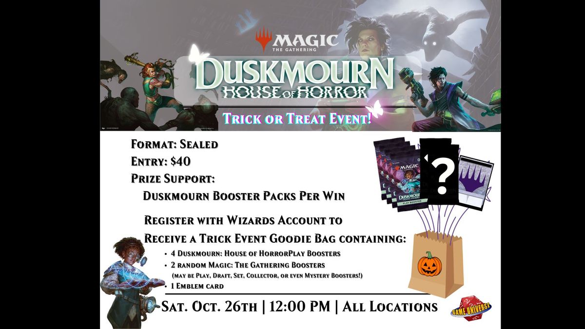 Duskmourn House of Horror Trick-or-Treat Event!