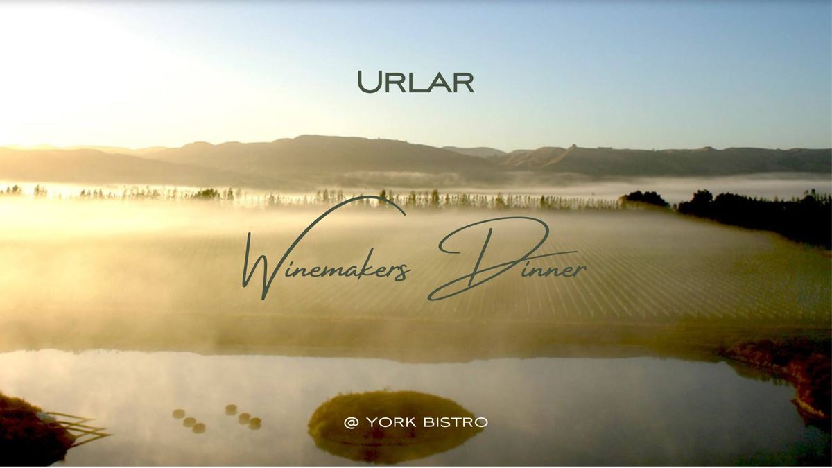 Urlar - 5 Course Winemakers Dinner