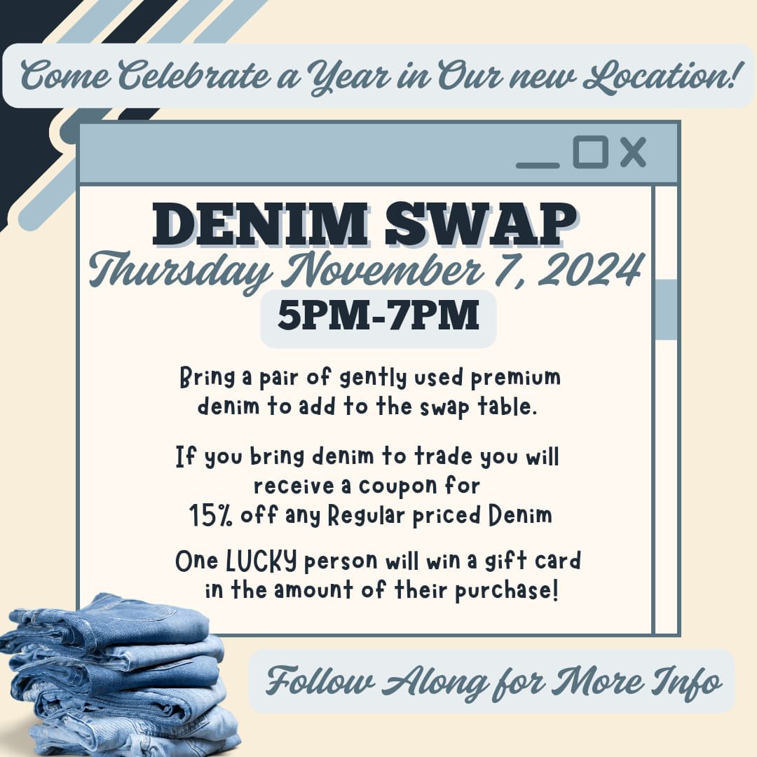 Premium Denim Swap Night