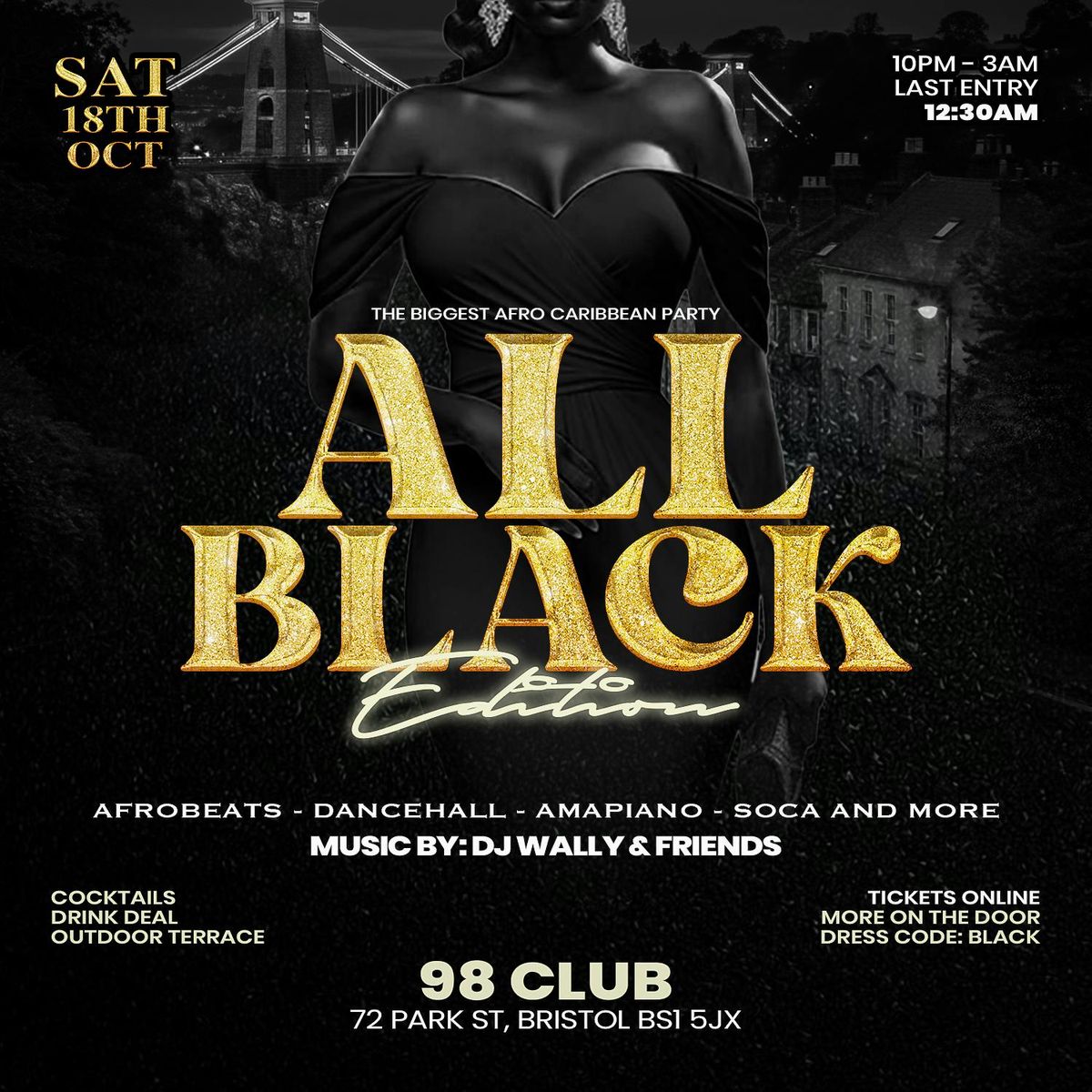 ALL BLACK PARTY [The Biggest Afro Caribbean Party]