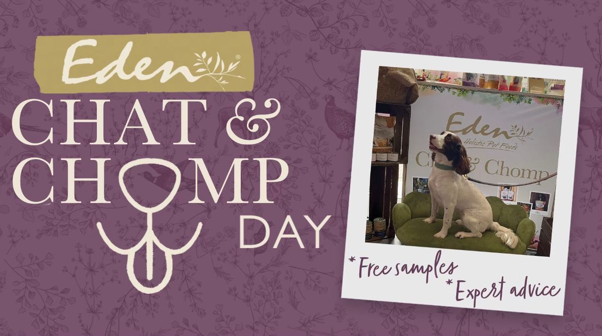 Chat & Chomp Day- Pups and Pets