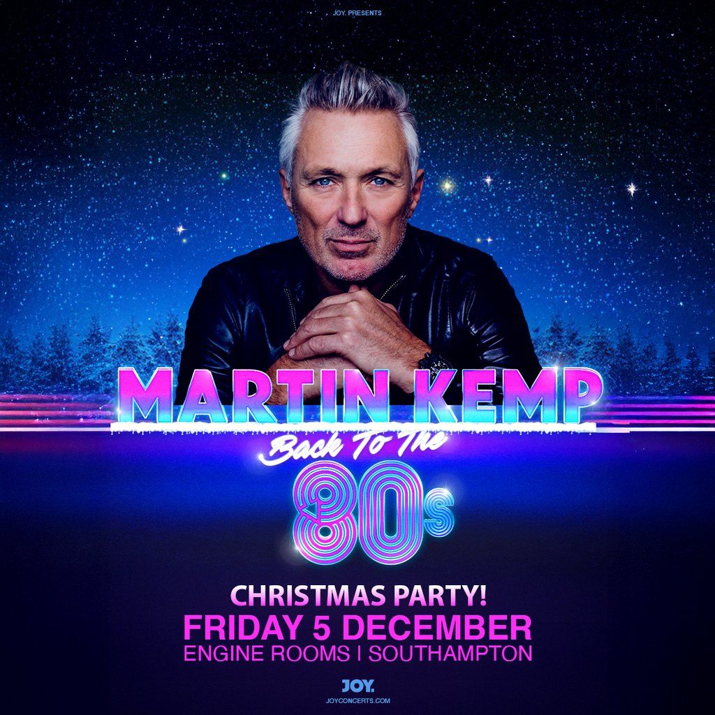 Martin Kemp - Back To The 80s Christmas Party