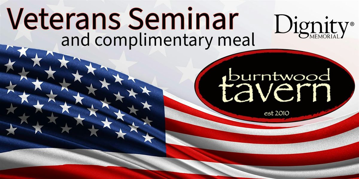 Veterans Seminar and complimentary meal :  Topic Cremation and Burial