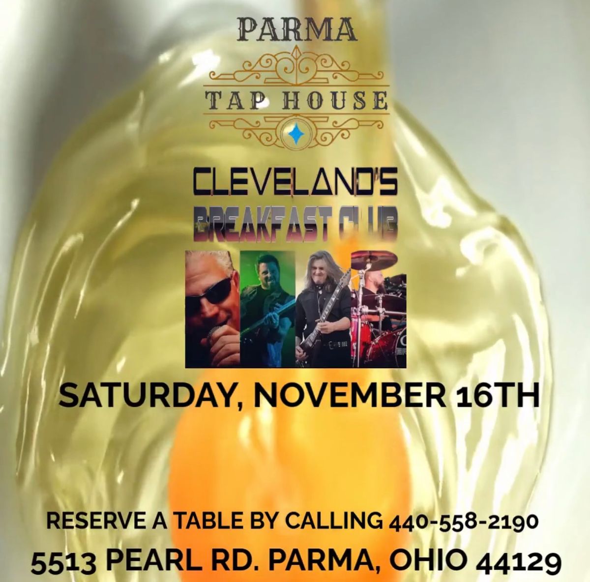 CLEVELANDS BREAKFAST CLUB DEBUTS @ PARMA TAP HOUSE