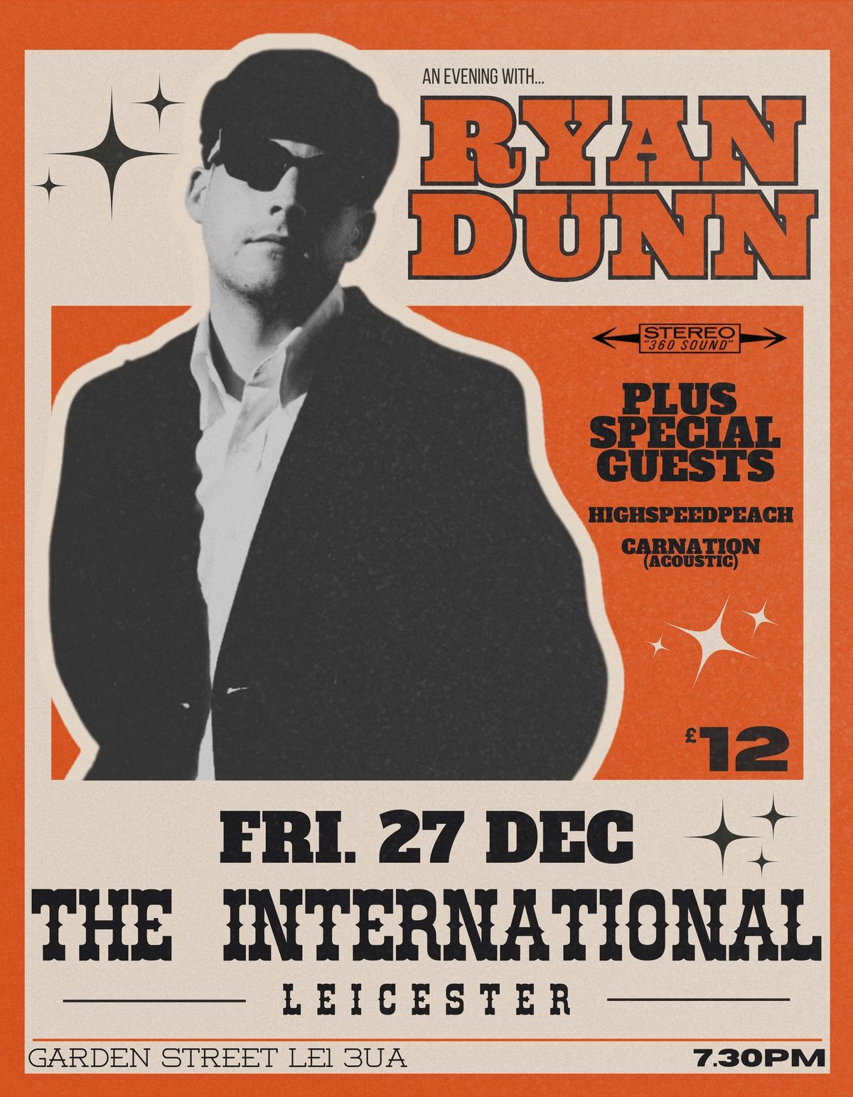 Ryan Dunn FULL BAND show @ The International, Leicester