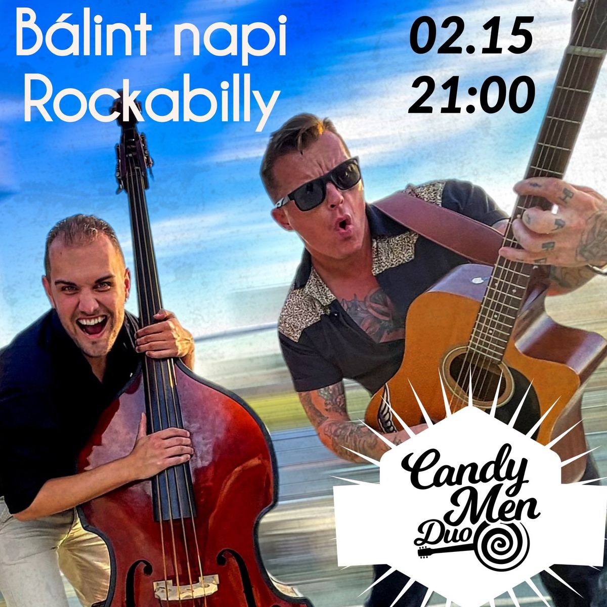 B\u00e1lint-napi Rockabilly a CandyMen Duo-val