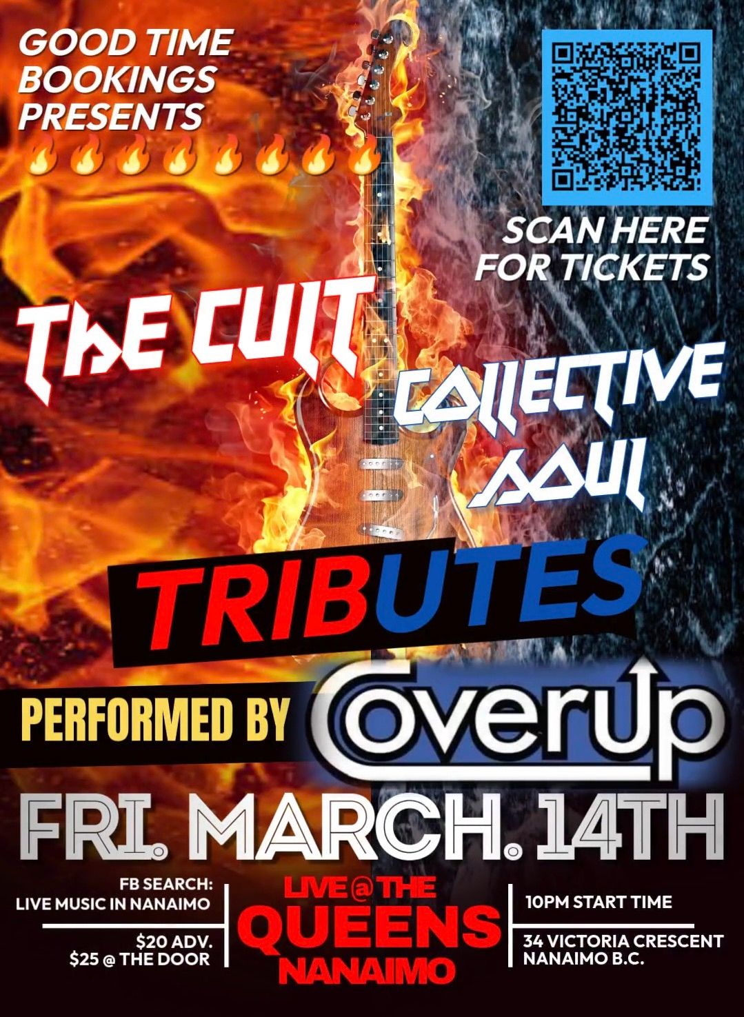 TRIBUTES TO THE CULT & COLLECTIVE SOUL LIVE! @ THE QUEENS NANAIMO!