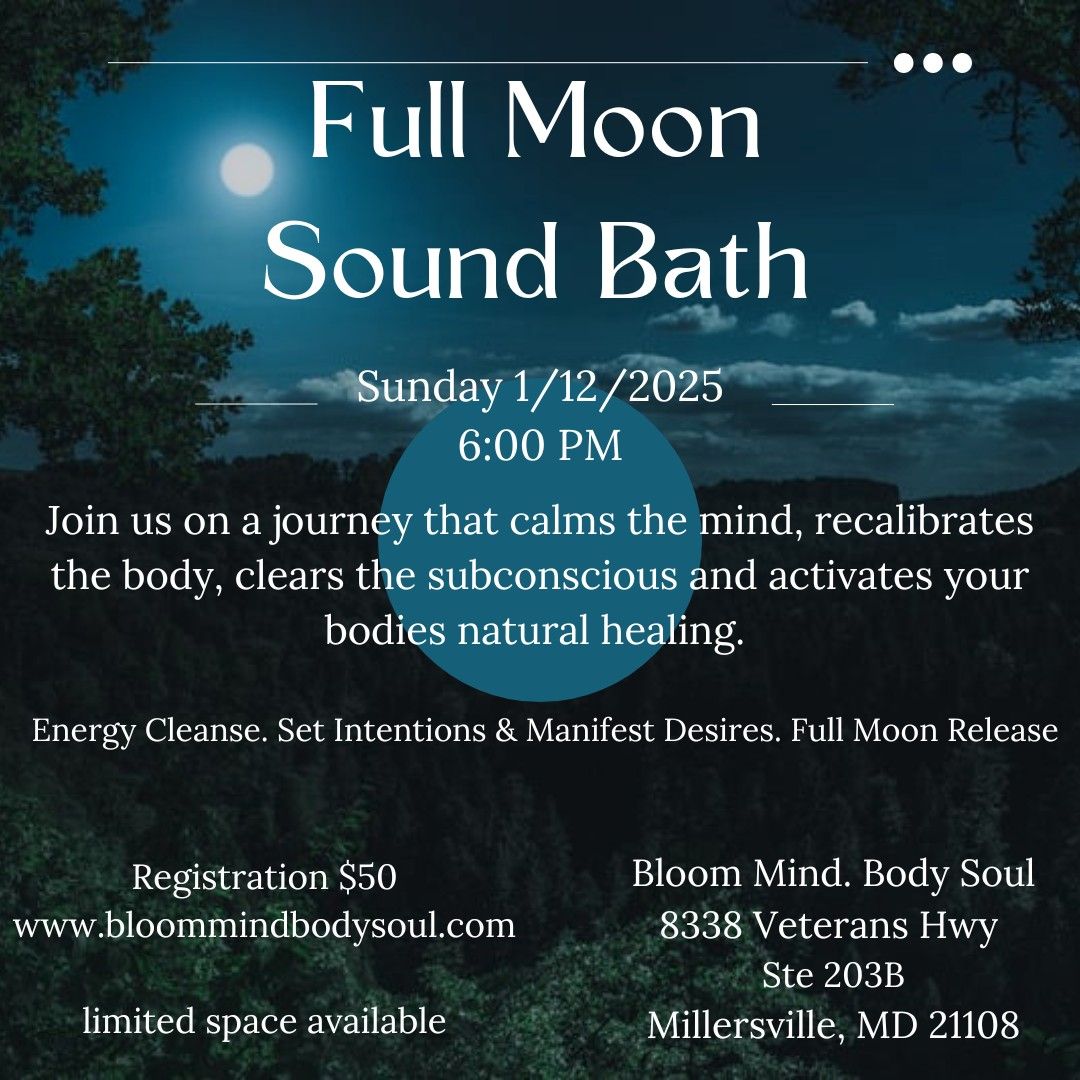 Full Moon Sound Bath