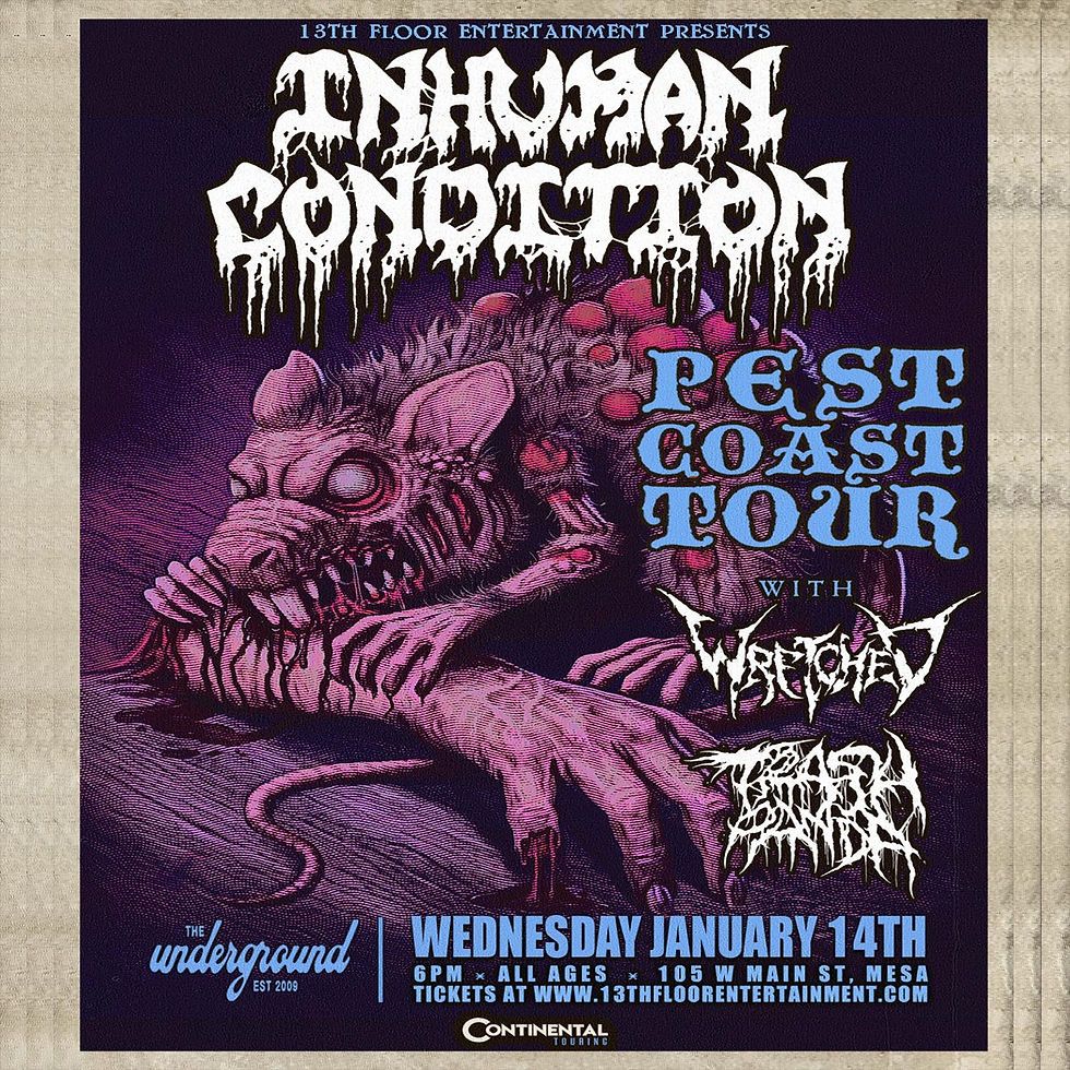 The Inhuman Condition at Constellation Room at The Observatory