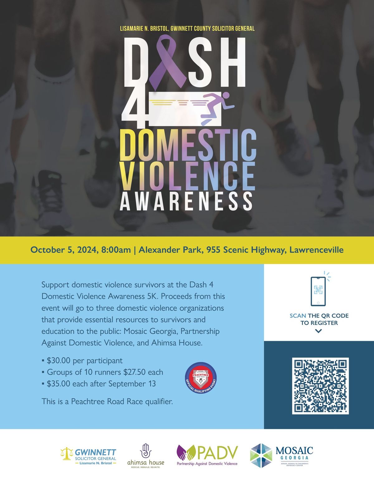 Dash 4 Domestic Violence Awareness 5K