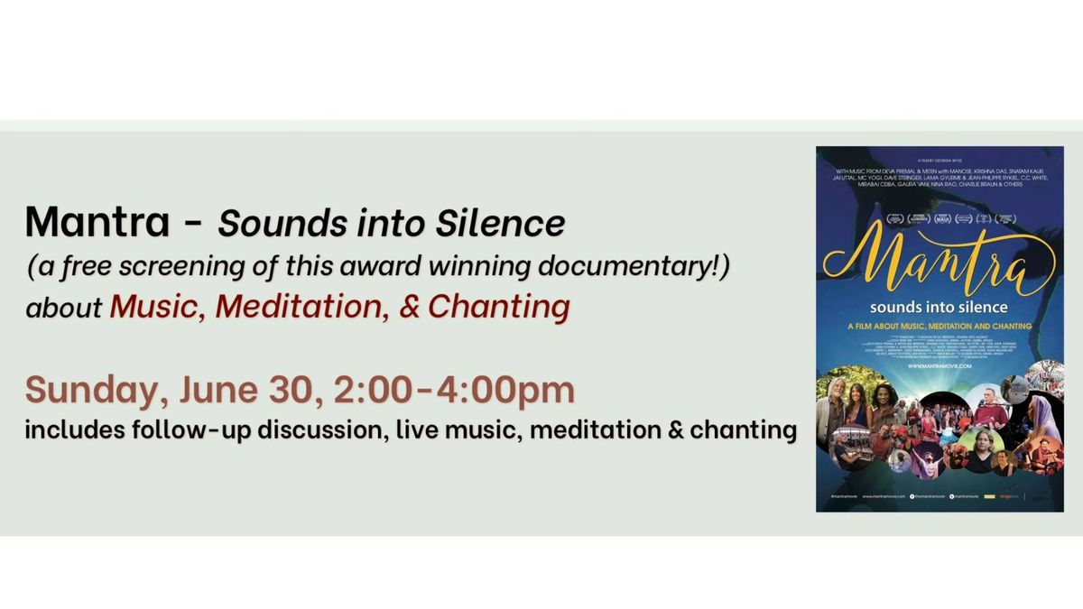 Mantra - Sounds into Silence 