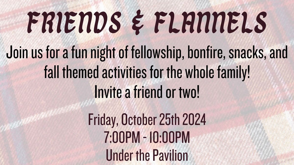 Friends and Flannels Fall event