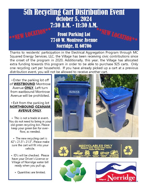 5th Recycling Cart Distribution Event