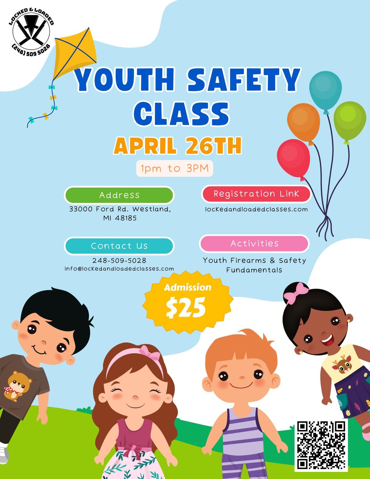 Youth Safety Class - $25