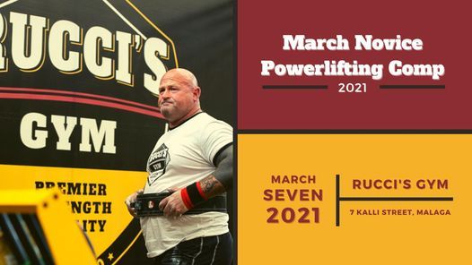 2021 March Novice Powerlifting Competition