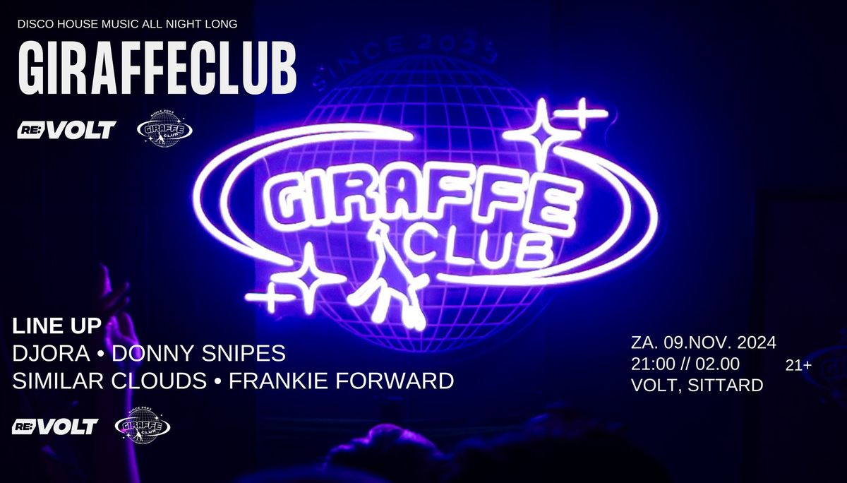 GIRAFFECLUB X POPPODIUM VOLT SITTARD 