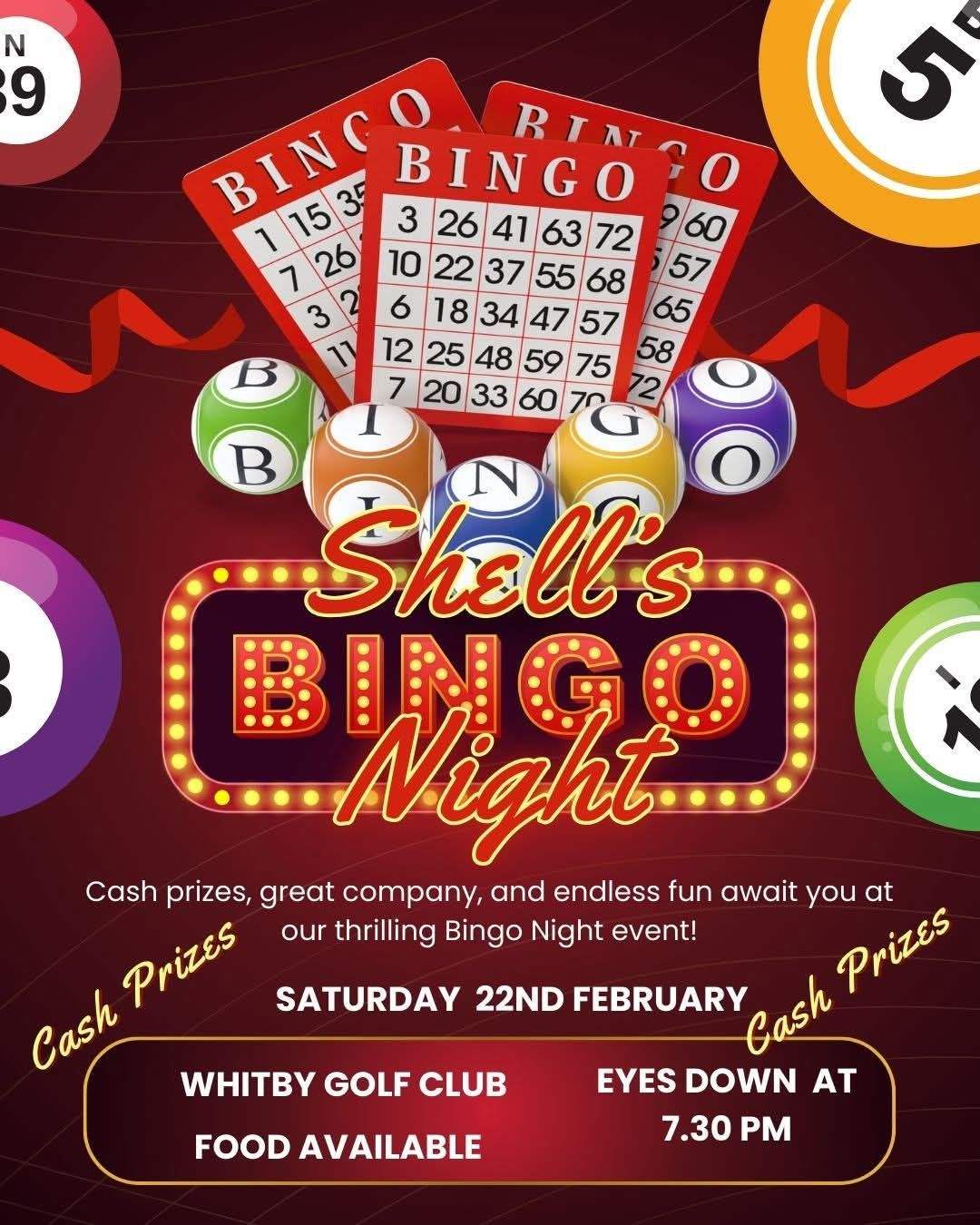 Shell's Bingo night