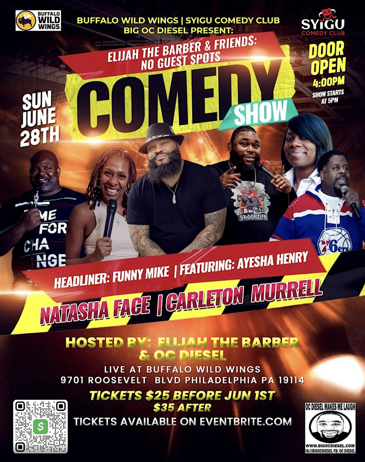 NO GUEST SPOTS COMEDY SHOW
