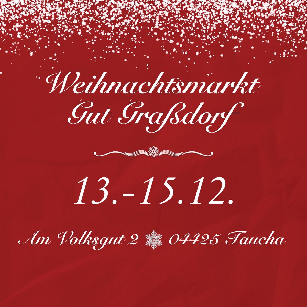 Weihnachtsmarkt Gut Gra\u00dfdorf 