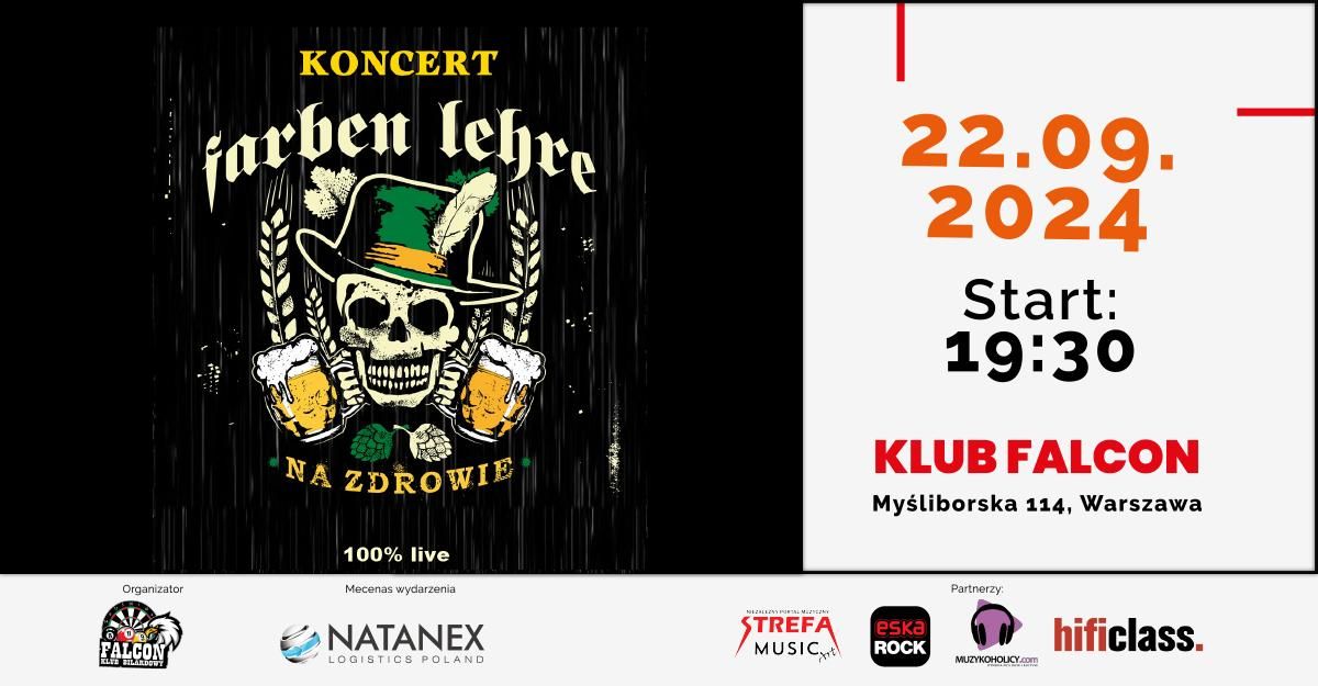 KONCERT FARBEN LEHRE w Klubie Falcon !