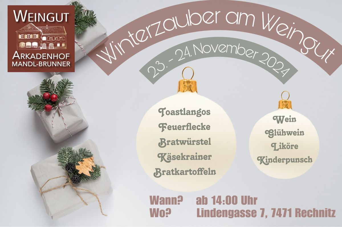 Winterzauber am Weingut