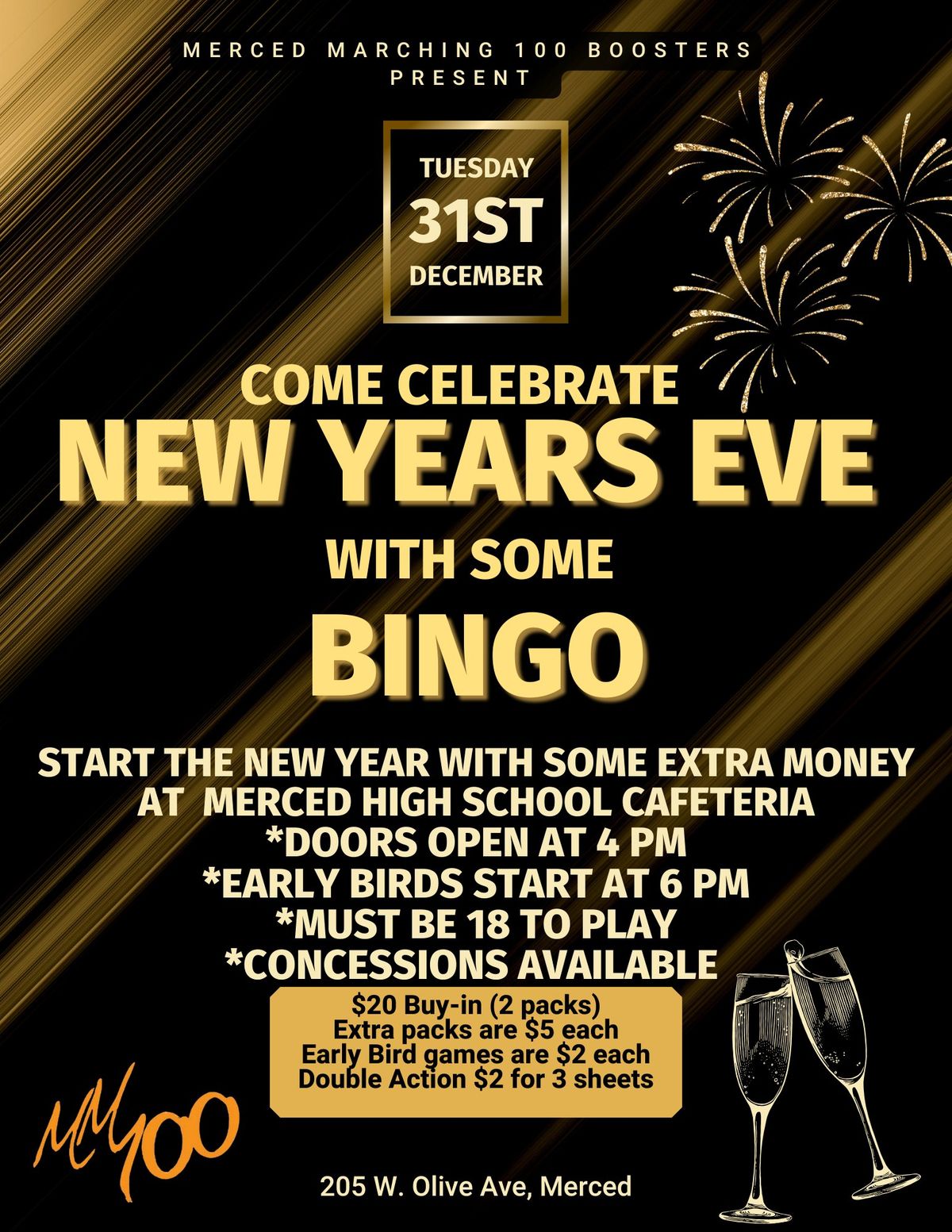 NEW YEARS EVE BINGO